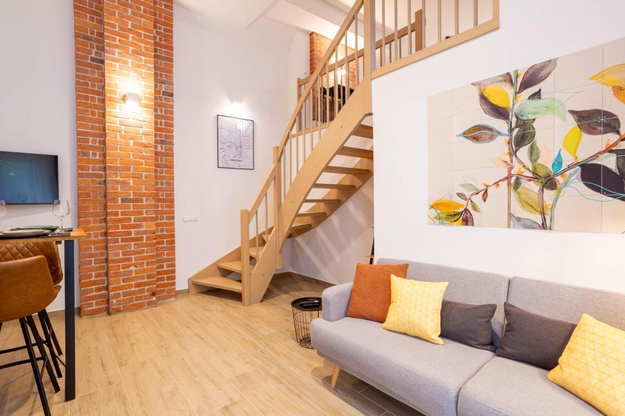 Soulscape Apartments Loft Zwickau Citycenter Mit Tg-Stellplatz, Magenta-Tv Und Klima Экстерьер фото